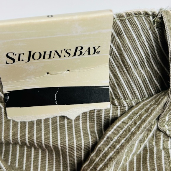 St Johns Bay Striped Paperbag shorts - Picture 3 of 13